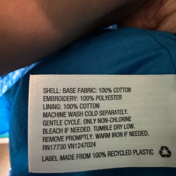 Gorgeous 3X blue and white garden party dress by Rhode - Picture 6 of 6